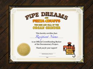 Deluxe Certificate