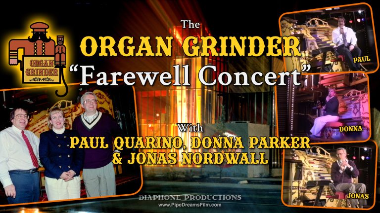 The Organ Grinder “Farewell Concert”