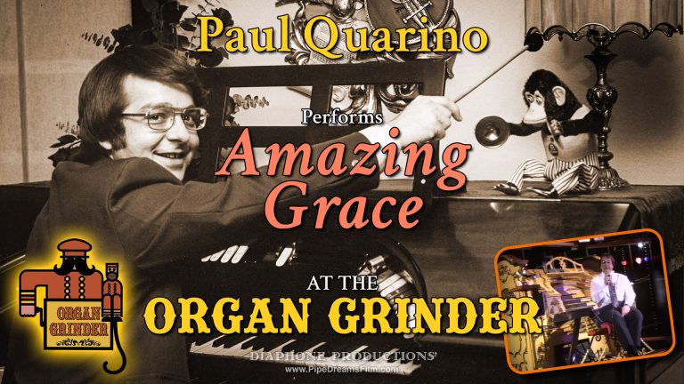 Paul Quarino performs Amazing Grace at the Organ Grinder