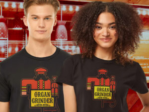 Official Organ Grinder Logo T-Shirt - Preorder