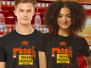 Official Organ Grinder Logo T-Shirt - Limited Stock!