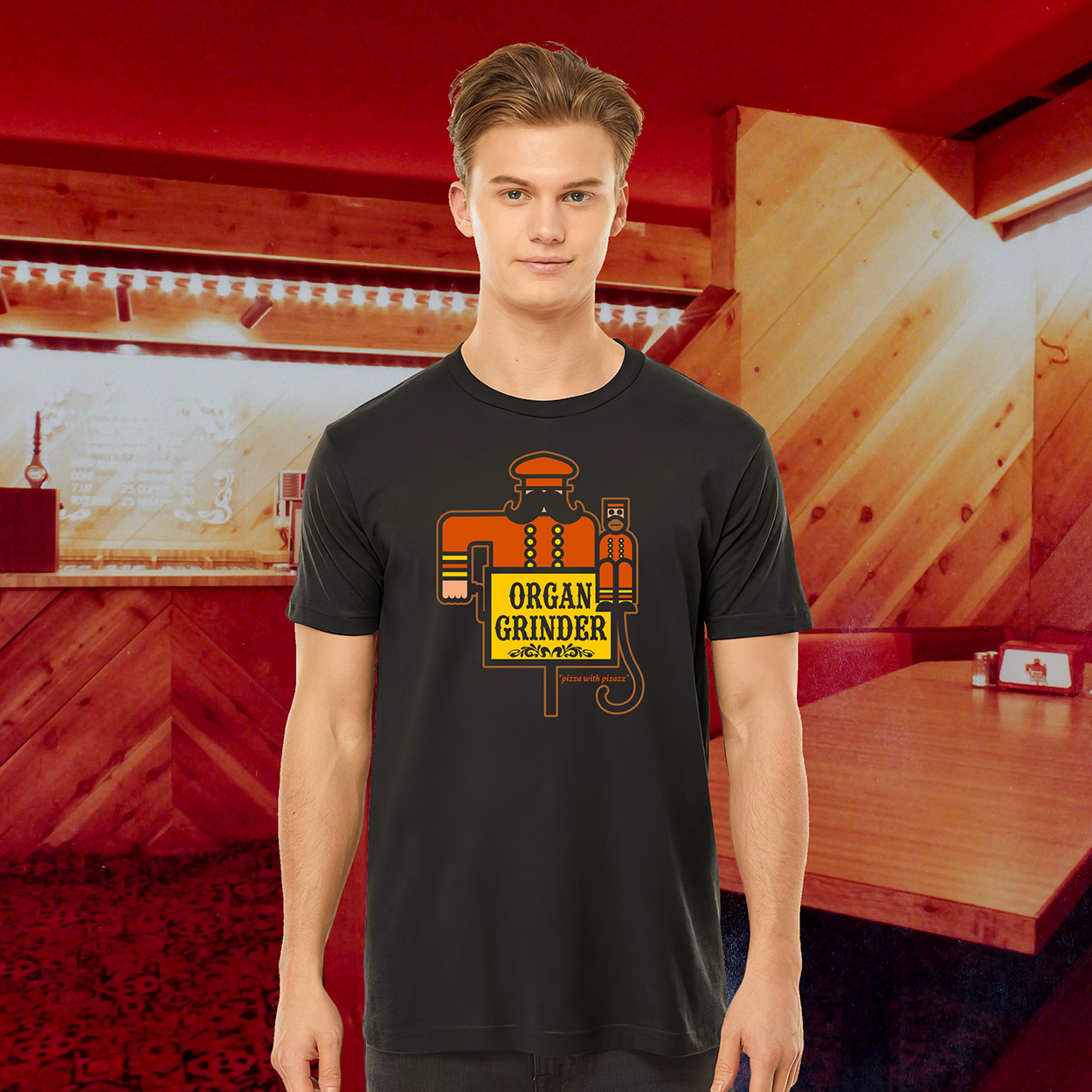 Official Organ Grinder Logo T-Shirt - Limited Stock! - Image 2