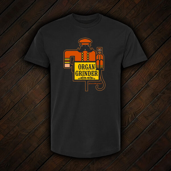 Organ Grinder T-Shirt – Men’s / Unisex – Black