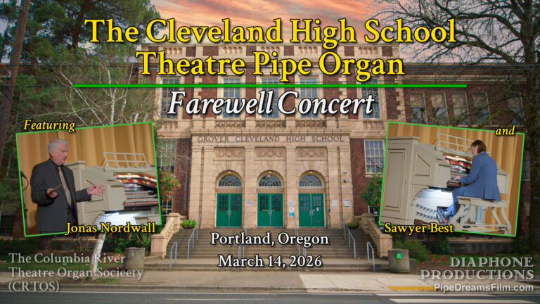 The Cleveland High School Theatre Pipe Organ Farewell Concert