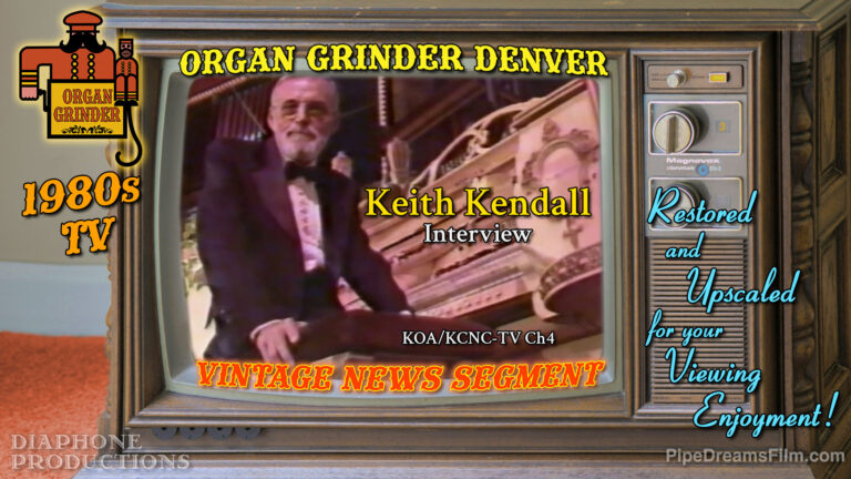Denver Organ Grinder News Segment – Keith Kendall Interview – Vintage 1980s